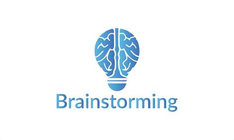 brainstorming vector art icons  graphics