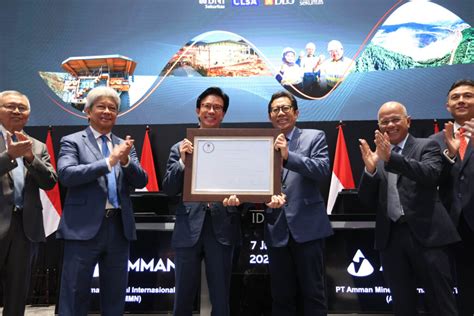 Ipo Saham Amman Mineral Ammn Jadi Yang Terbesar Tahun Ini Media