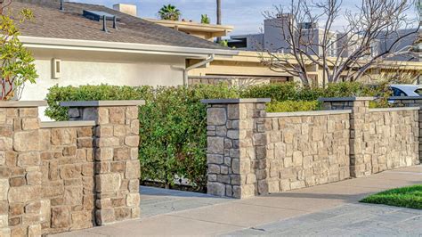 10 Stone Fence Ideas For Your Home - Love Home Designs