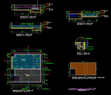 Swimming Pool Details Free Drawing Download Link | Swimming pool ...