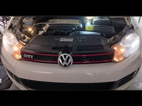 VW GTI And Golf Headlight Bulb Change In Fifteen Minutes YouTube