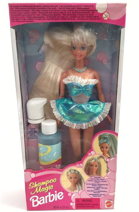 1995 Mattel Foam N Color Barbie Doll Blue Dress Blonde Hair 15099 NRFB For Sale Online EBay