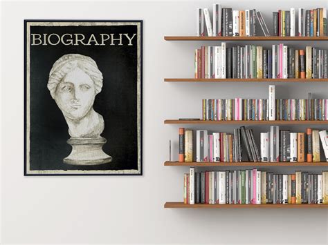 Biography Books Customizable Library Print. - Echo-Lit