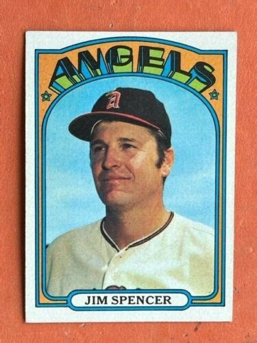 1972 Topps 419 Jim Spencer Angels NR MINT SHIPS FREE IN NEW TOP LOADER