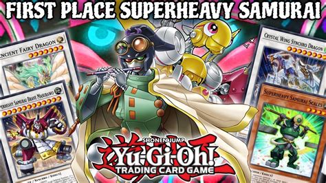 FIRST PLACE Superheavy Samurai Deck Profile Yu Gi Oh YouTube