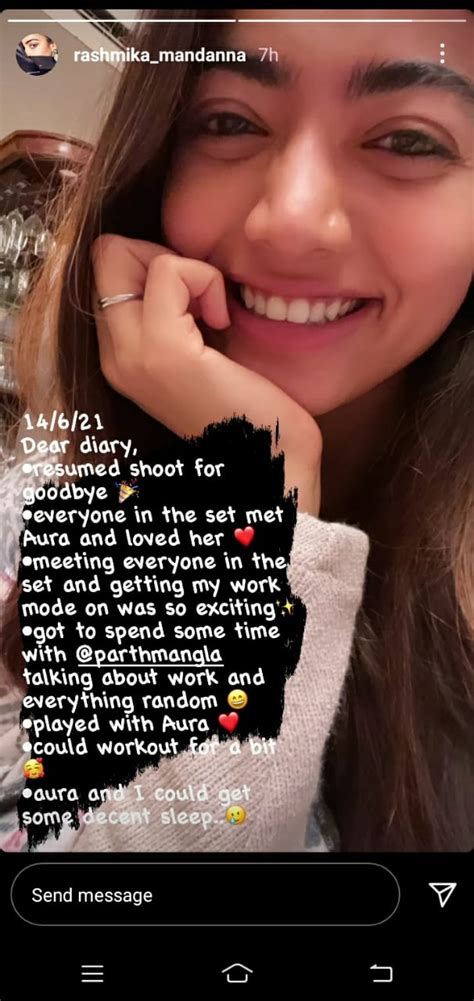 Hot Rashmika Mandanna Resumes Shoot For Amitabh Bachchan S Goodbye Shares Adorable Selfie IWMBuzz