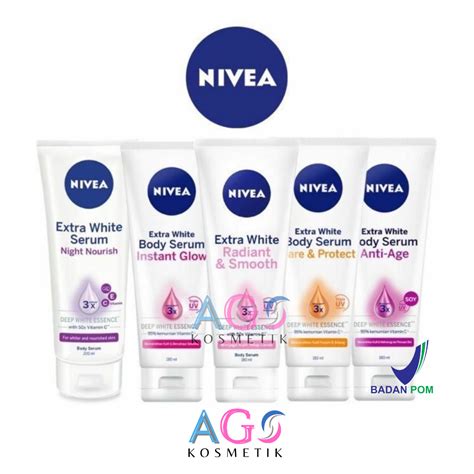 Nivea Extra White Body Serum Series Ml Care Protect Night Nourish