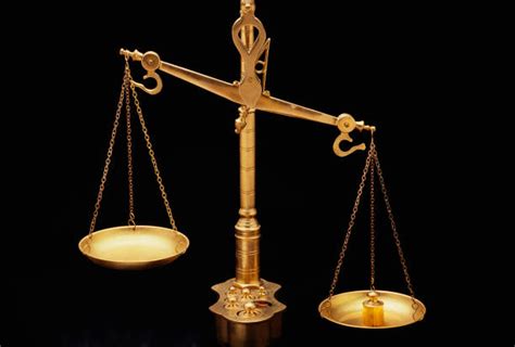 These Are The Golden Scales Of Justice They Represent The Legal System