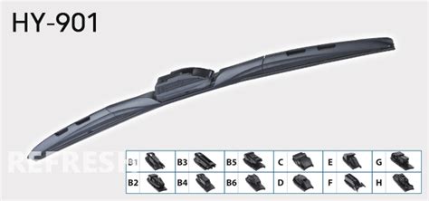 Multi Clips Hybrid Wiper Blade Refresh Wiper Blades Flat Wiper