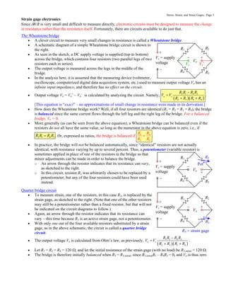 Strain Gages Pdf