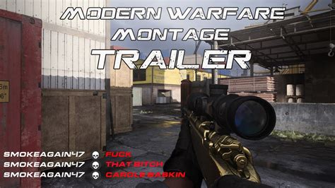 Modern Warfare Sniper Montage Trailer Youtube