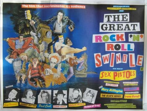 Original Rolled The Sex Pistols Uk Quad The Great Rock And Roll Swindle Iconic Poster Art
