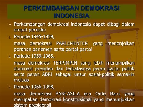 Pelaksanaan Demokrasi Di Indonesia Pada Periode Sampai