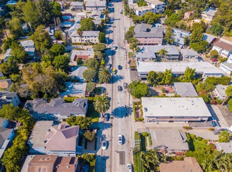 Aerial View on the Hollywood Sign District in Los Angeles Stock Photo ...