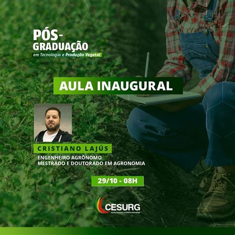 Professor Do Programa Ministra Aula Inaugural Em P S Gradua O