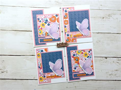 Paper Pad Tutorial 24 Cards With Park Lane 6x6 Paper Jess Crafts