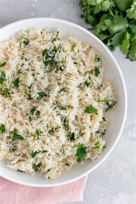 Cilantro Lime Rice Instant Pot Carmy Easy Healthy Ish Recipes