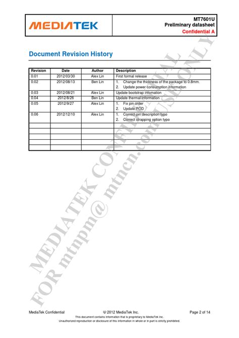 MT7601U Datasheet PDF (MediaTek) - 802.11 b/g/n Wi-Fi-chip