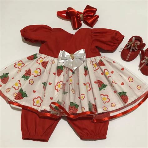 Vestido RN E Para Boneca Reborn Elo7 Produtos Especiais