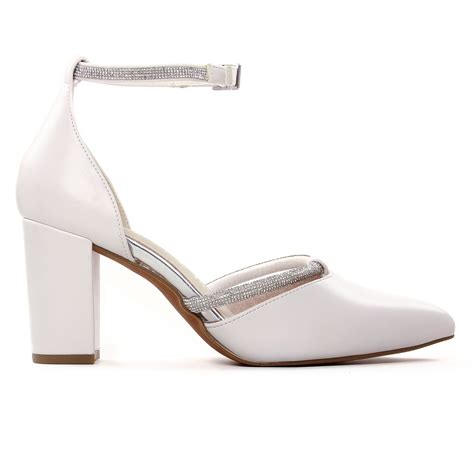 Marco Tozzi Wend E Escarpin Brides Blanc Ivoire Printemps T