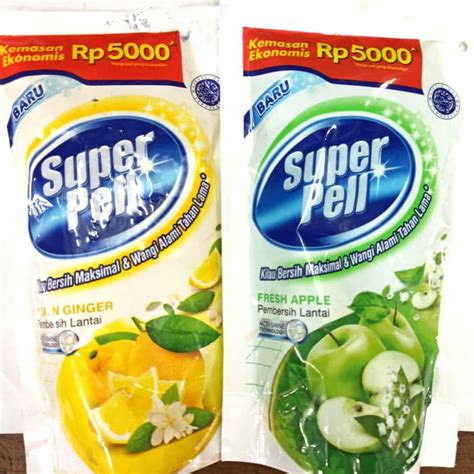 Jual Pembersih Lantai Super Pell Kemasan Ekonomis 280ml Shopee Indonesia