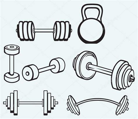 Dumbbell Cartoon Drawing - Dumbbells Clipart Body Building, Dumbbells Body Building Transparent ...