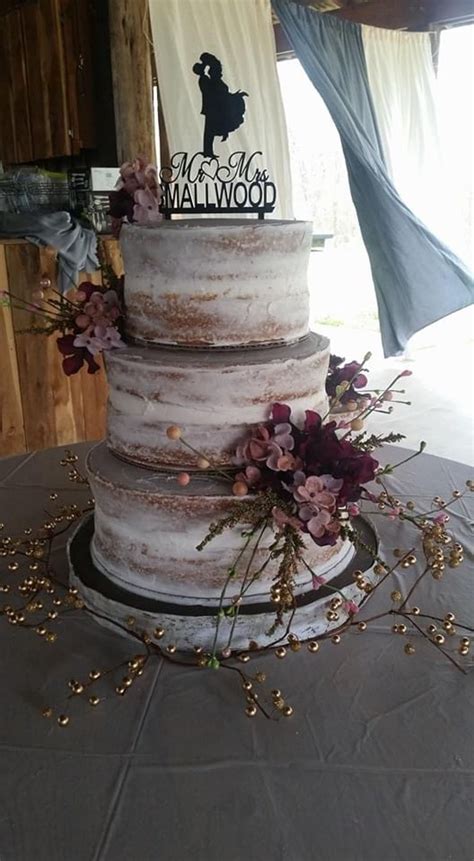 Naked Rustic Cake CakeCentral