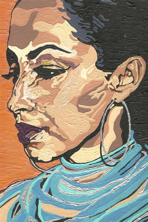 Sade Adu Painting By Rachel Natalie Rawlins Pixels