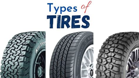 7 Different Types Of Tires And Their Various Uses