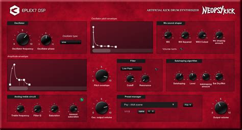 Neopsy Kick By Eplex7 Dsp Kick Drum Synthesizer Plugin Vst Vst3