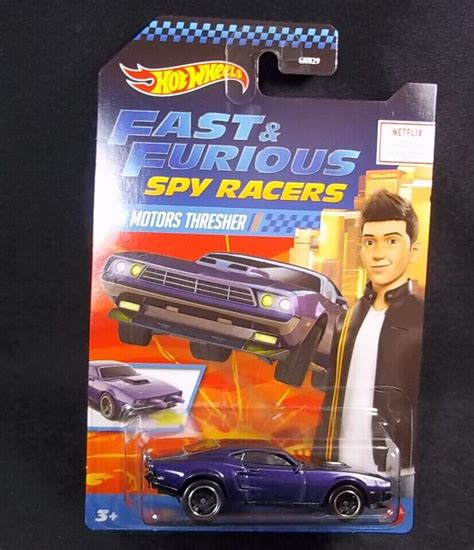 Hot Wheels Ion Motors Thresher Purple Car Fast Furious Spy Racers