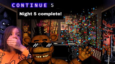 Night 5 Complete Revisiting Fnaf 1 Part 3 Youtube