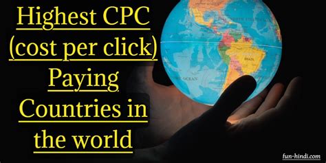 Highest Cpc Cost Per Click Paying Countries In The World