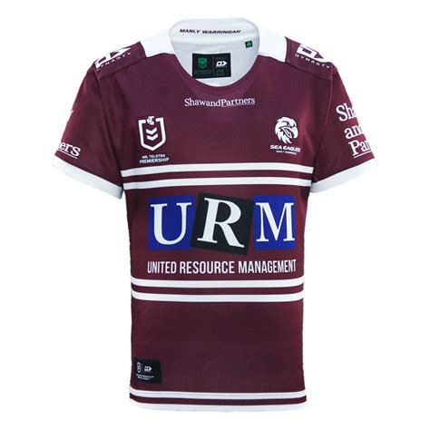 sea eagles junior replica home jersey manly warringah sea eagles