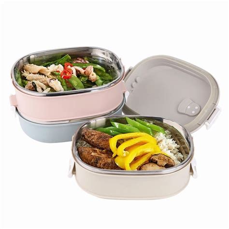 Amazon Stainless Steel Stacking Lunch Box Insulated Bentos 3 Tier