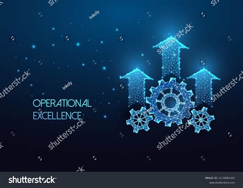 Operational Excellence Blue Images Stock Photos Vectors