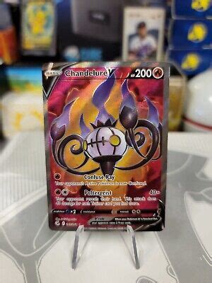 Pokémon TCG Chandelure V Fusion Strike 247 264 Holo Full Art MINT