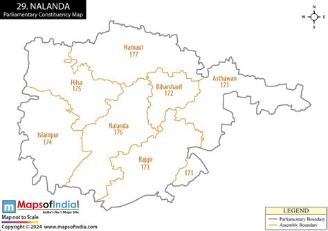 Nalanda District Map