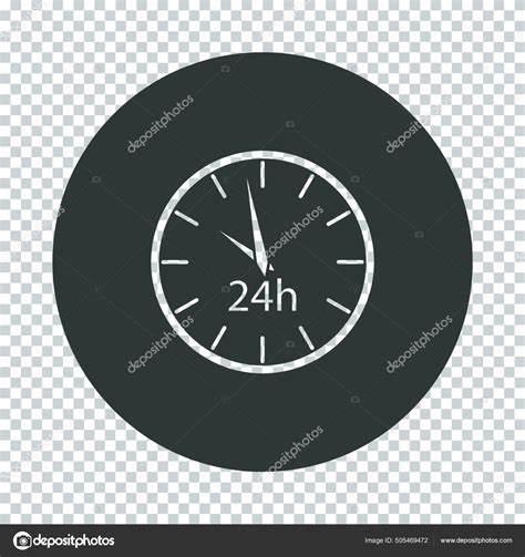 Clock Icon Time Symbol Vector Illustration Stock Vector By