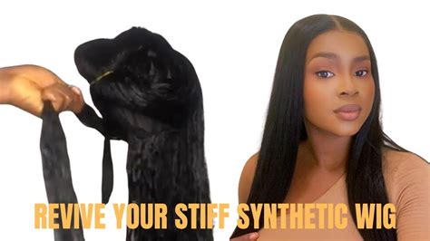 How To Revive Restore A Stiff Synthetic Wig Diy Detailing Washing And Styling Youtube