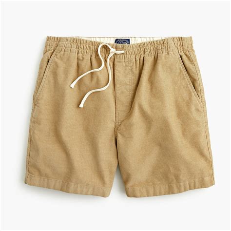 Jcrew Dock Short In Stretch Corduroy In Khaki Natural For Men Lyst