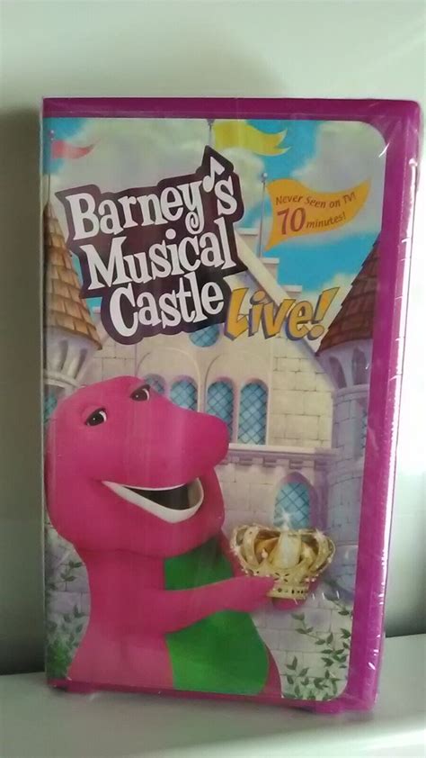 Barney S Musical Castle Live VHS 2001 SEALED Clamshell Buy3Get1