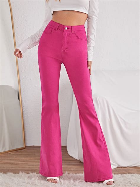 High Waist Flared Jeans