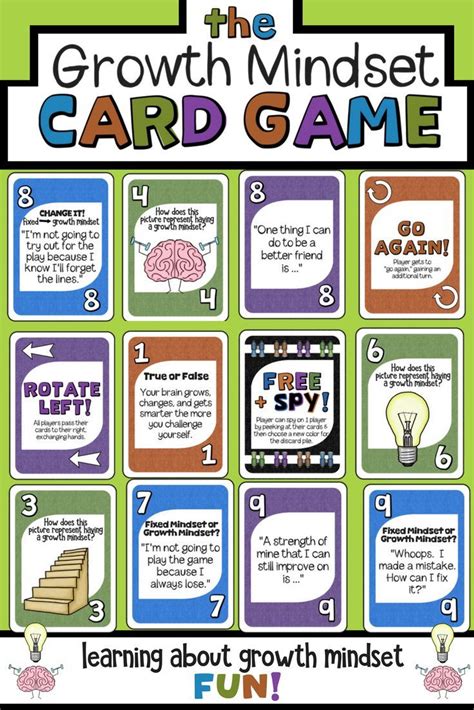 Growth Mindset Print Digital Sel Game Social Emotional Distance