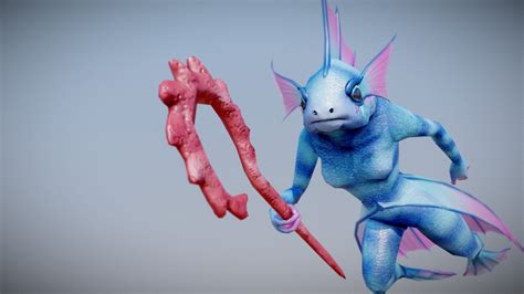 Free Axolotl 3d Model