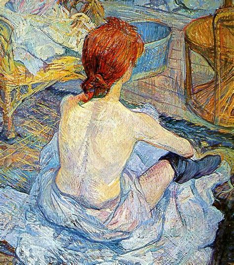 Henri De Toulouse Lautrec La Toilette Amime Painting Illustration