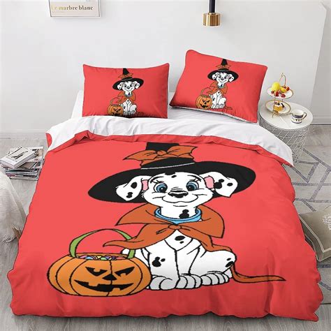 101 Dalmatians Duvet Cover Set Cartoon Printed Bedding Set Disney Comforter Cover With Pillow