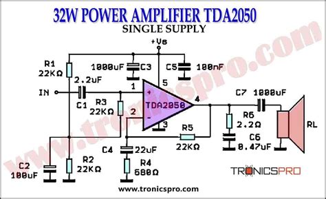 Tda Audio Amplifier Ic Pinout Datasheet Features Off