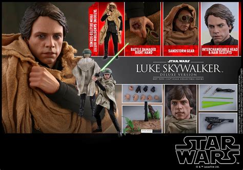 Hot Toys Mms Star Wars Rotj Luke Skywalker Deluxe Hot Toys Complete Checklist