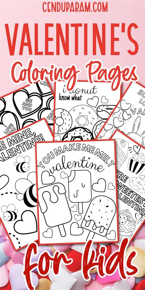 Valentine S Day Coloring Pages PDF 2024 Cenzerely Yours Valentine S